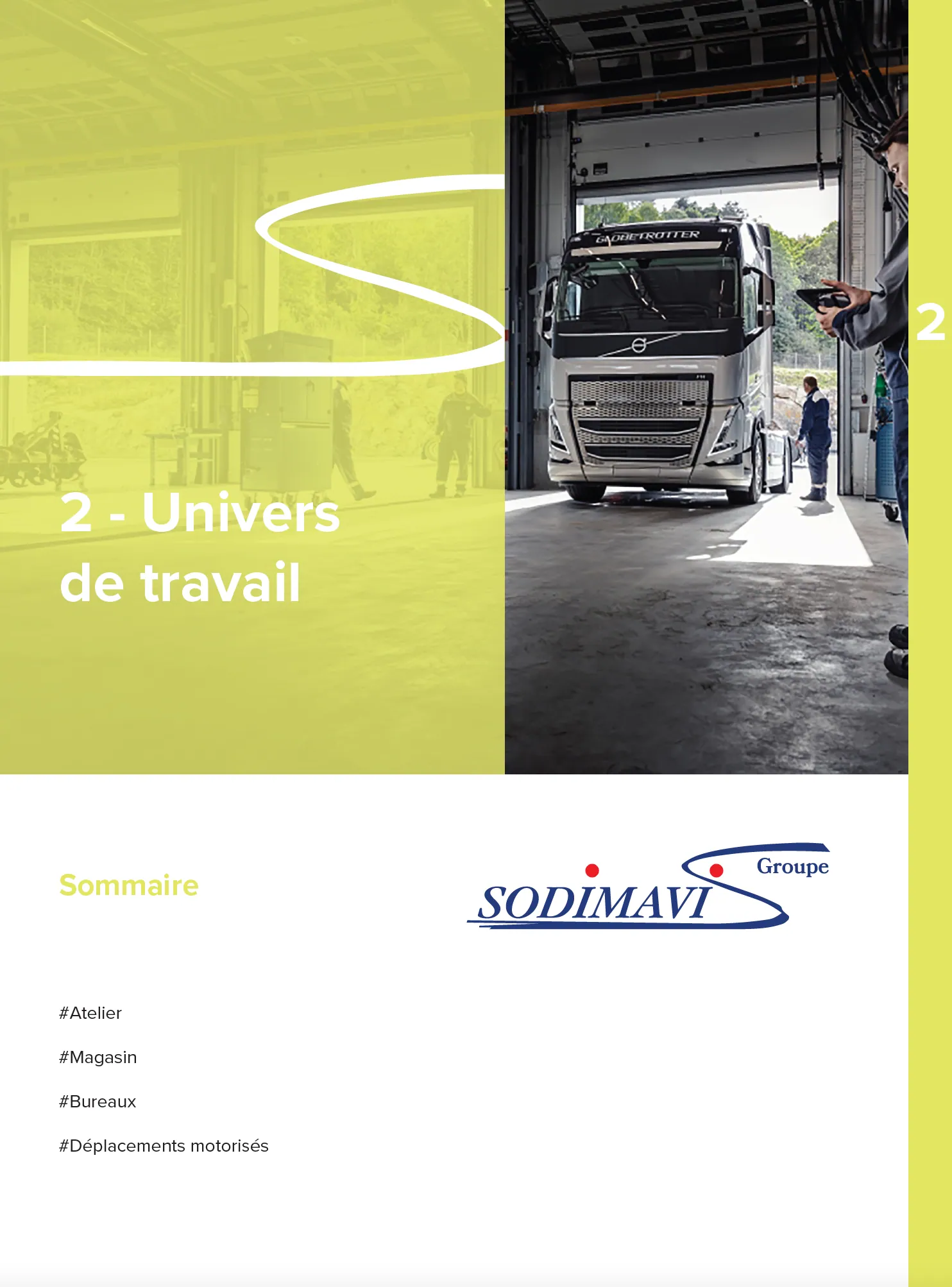 Livret d'accueil Sodimavi — intercalaire