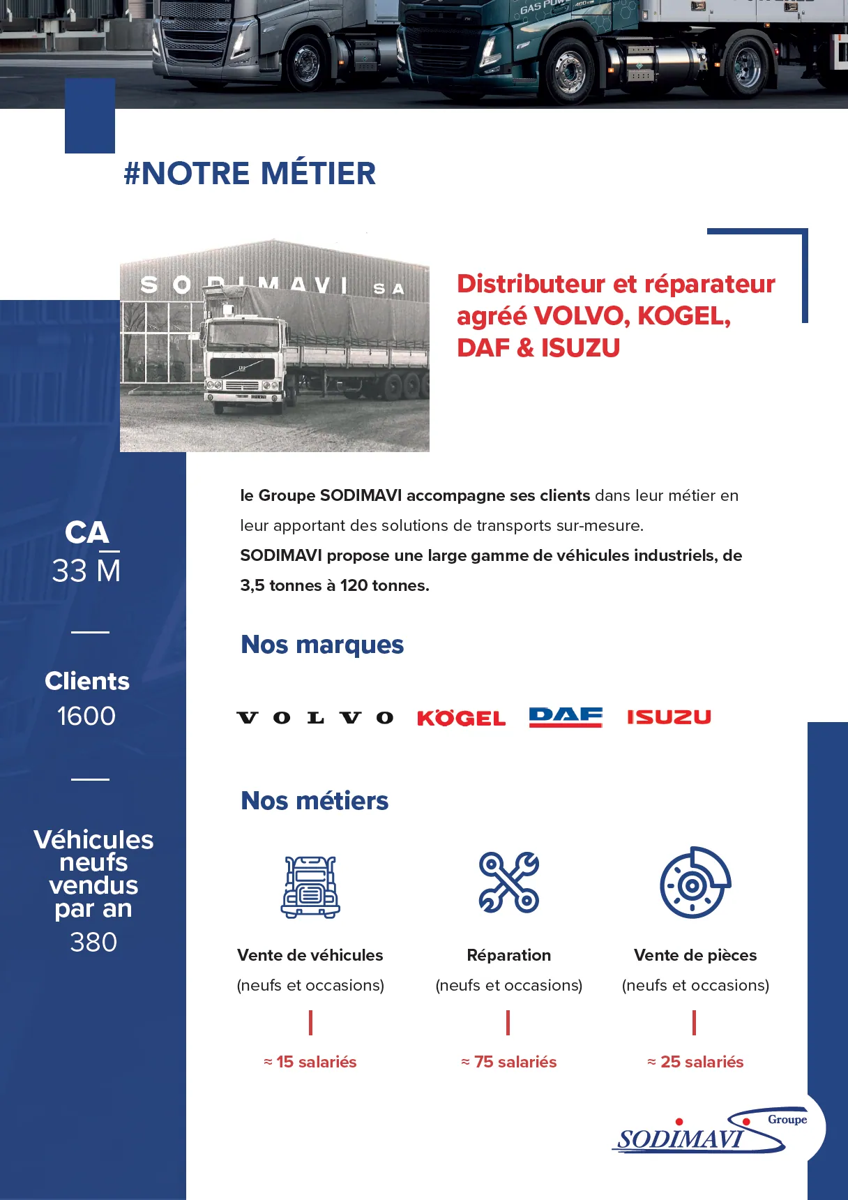 Livret d'accueil Sodimavi — page métier