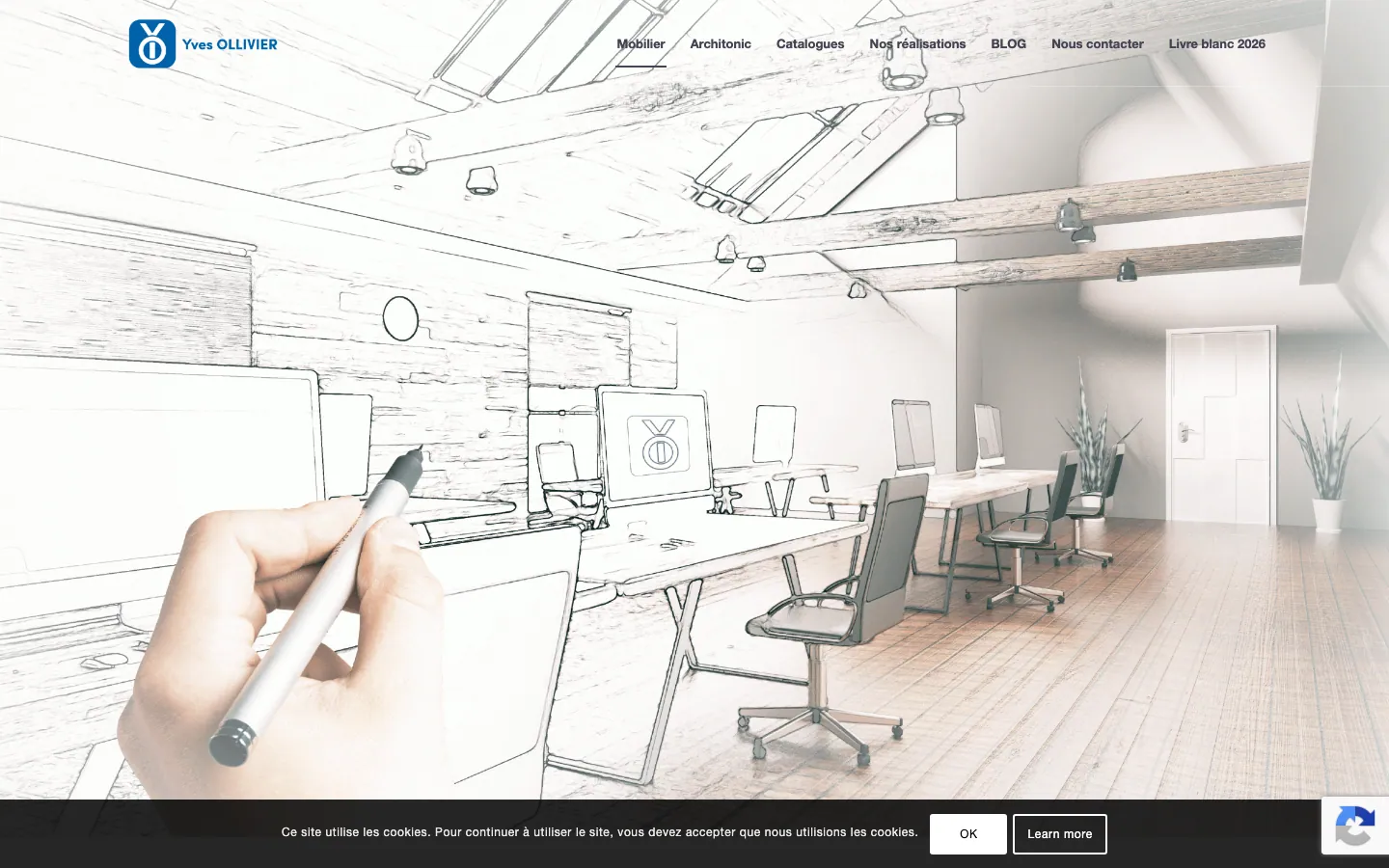 Site web Yves Ollivier — aménageur d'espaces de travail